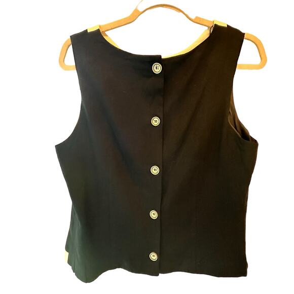 John Roberts | Size S Vintage Sleeveless Blouse Top Pretty Woman - Picture 8 of 8